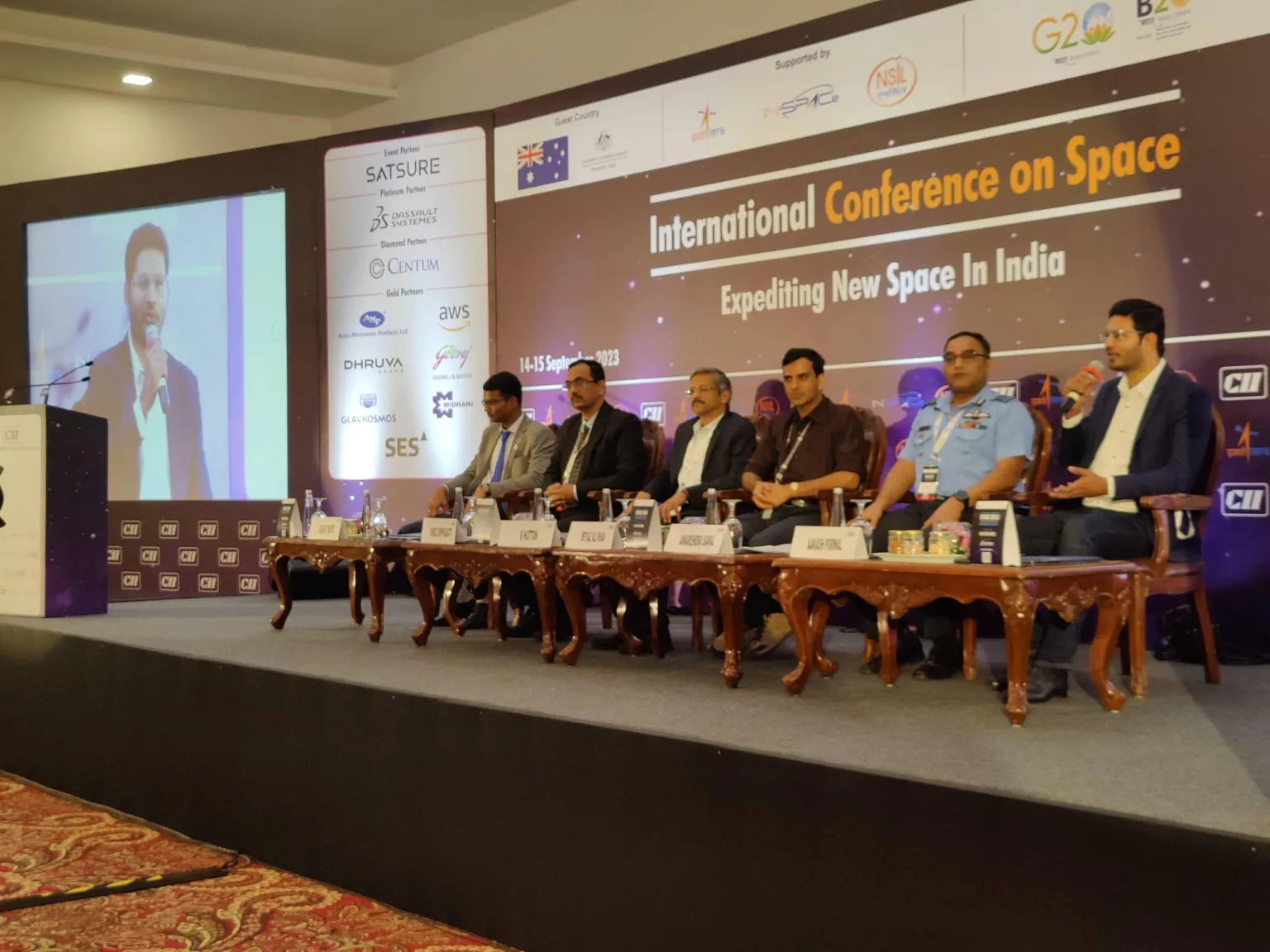Founder, Aakash Porwal invited as a speaker & panelist at International Conference on Space 2023